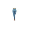 Legging bleu effet jean usé 